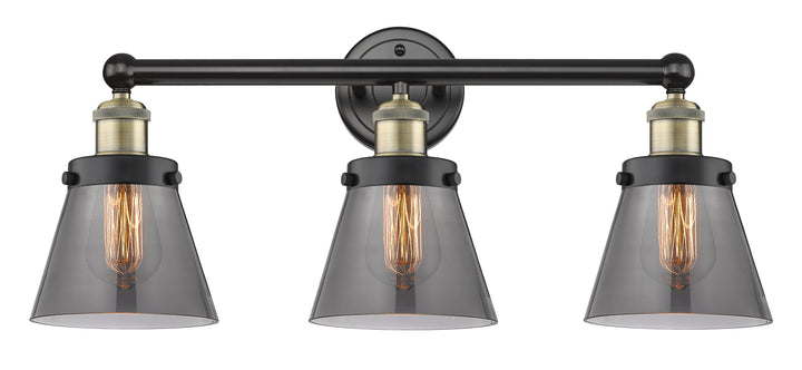 Innovations Lighting Cone 6" Bath Vanity Light - Black Antique Brass Vanity Lights Innovations Lighting   