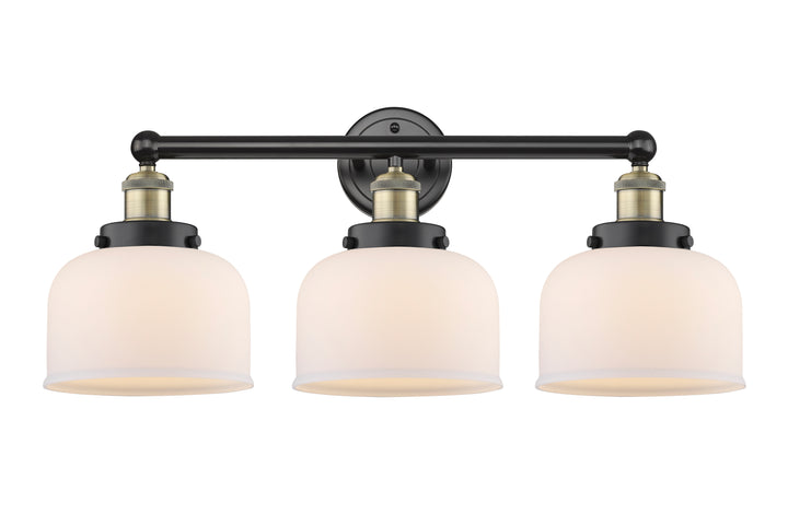 Innovations Lighting Bell 8" Bath Vanity Light - Black Antique Brass Vanity Lights Innovations Lighting   