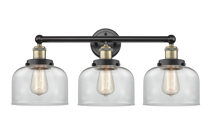 Innovations Lighting Bell 8" Bath Vanity Light - Black Antique Brass Vanity Lights Innovations Lighting   