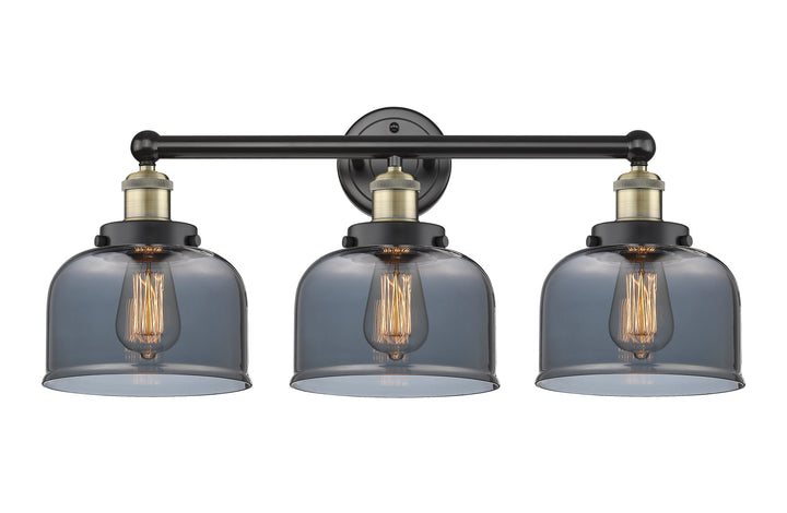 Innovations Lighting Bell 8" Bath Vanity Light - Black Antique Brass Vanity Lights Innovations Lighting   