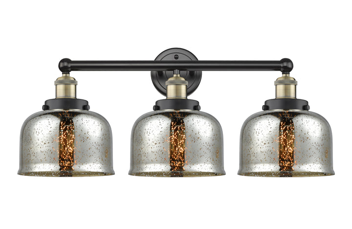 Innovations Lighting Bell 8" Bath Vanity Light - Black Antique Brass Vanity Lights Innovations Lighting   