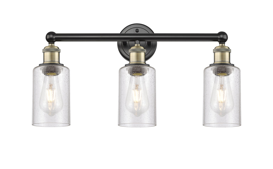 Innovations Lighting Clymer 4" Bath Vanity Light - Black Antique Brass