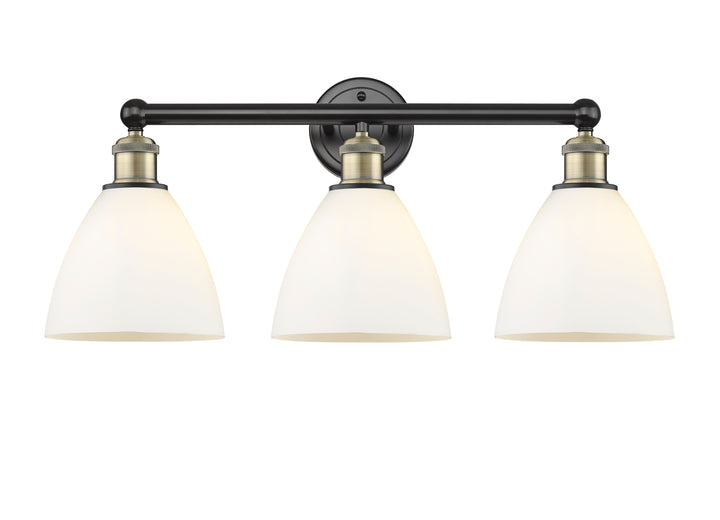 Innovations Lighting Bristol 7.5" Bath Vanity Light - Black Antique Brass Vanity Lights Innovations Lighting   