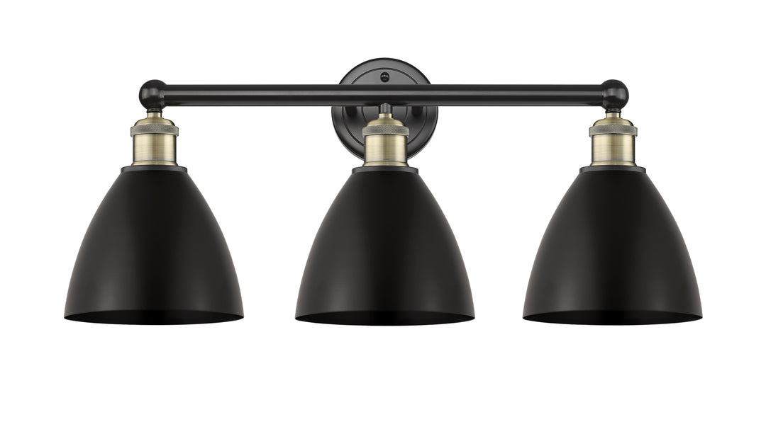 Innovations Lighting Bristol 7.5" Bath Vanity Light - Black Antique Brass Vanity Lights Innovations Lighting   