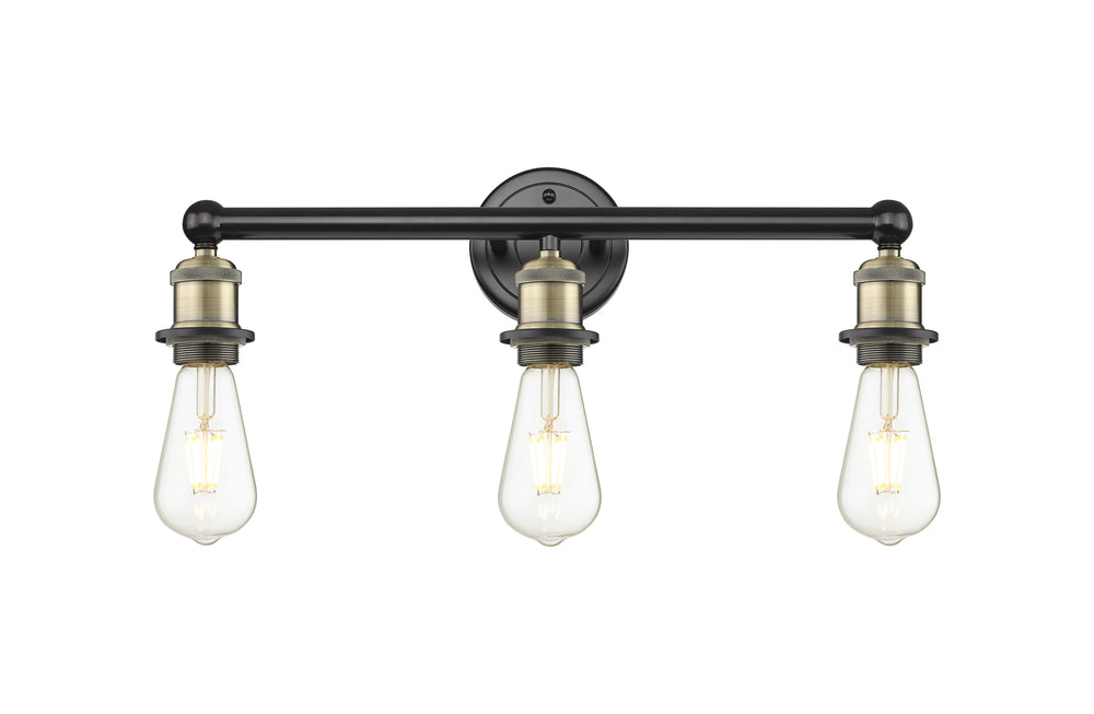 Innovations Lighting Edison Bath Vanity Light - Black Antique Brass