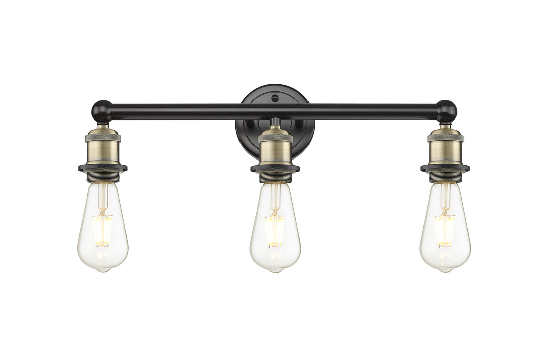 Innovations Lighting Edison Bath Vanity Light - Black Antique Brass