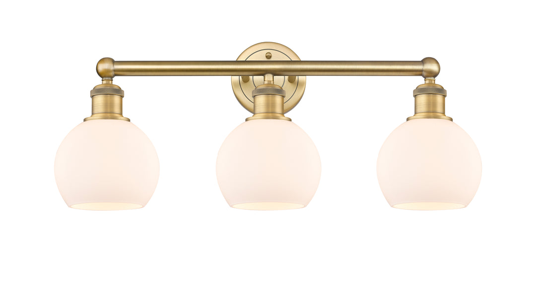 Innovations Lighting Athens 6" Bath Vanity Light - Brushed Brass Vanity Lights Innovations Lighting   