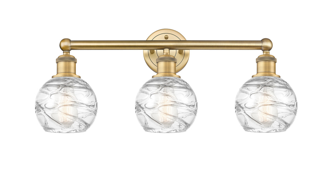 Innovations Lighting Athens Deco Swirl 6" Bath Vanity Light - Brushed Brass