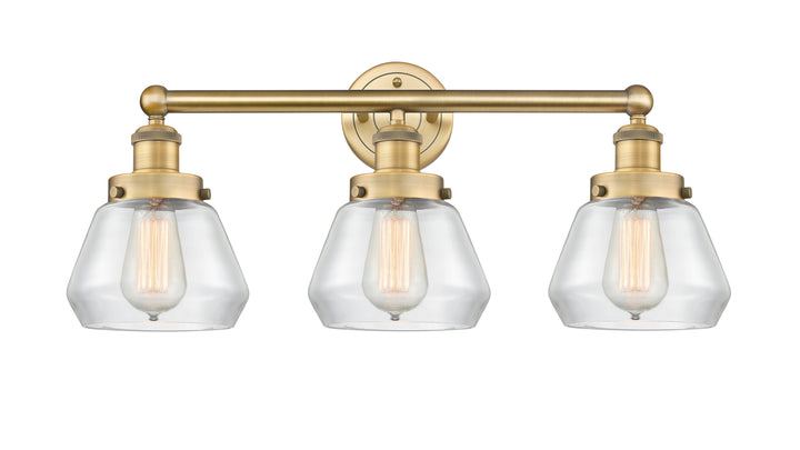 Innovations Lighting Fulton 7" Bath Vanity Light - Brushed Brass Vanity Lights Innovations Lighting   