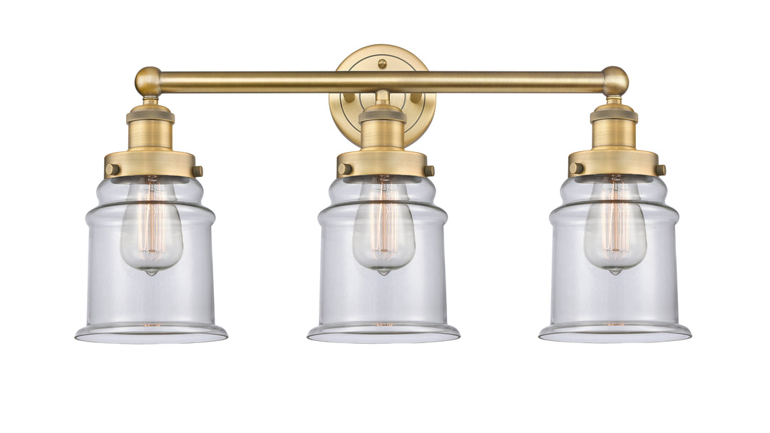 Innovations Lighting Canton 6" Bath Vanity Light - Brushed Brass Vanity Lights Innovations Lighting   