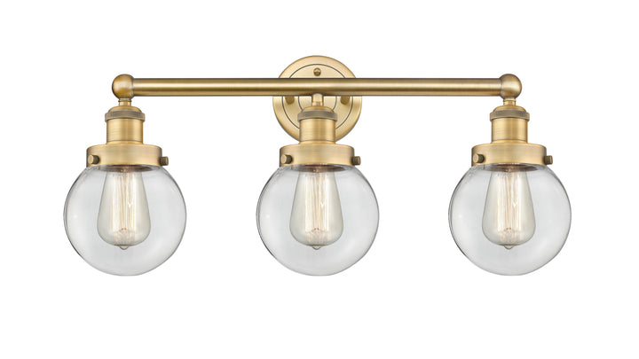 Innovations Lighting Beacon 6" Bath Vanity Light - Brushed Brass Vanity Lights Innovations Lighting   