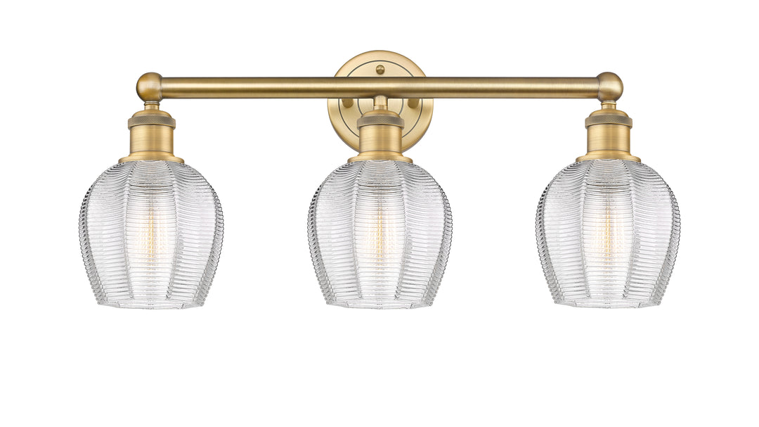 Innovations Lighting Norfolk 6" Bath Vanity Light - Brushed Brass Vanity Lights Innovations Lighting   