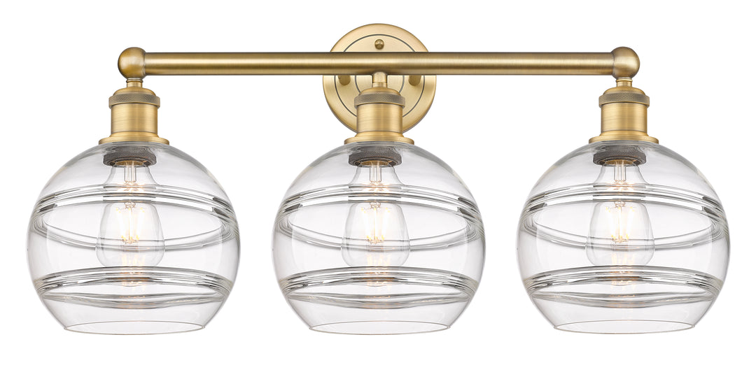 Innovations Lighting Rochester 8" Bath Vanity Light - Brushed Brass Vanity Lights Innovations Lighting   