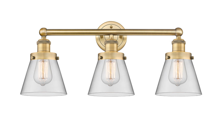 Innovations Lighting Cone 6" Bath Vanity Light - Brushed Brass Vanity Lights Innovations Lighting   