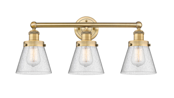 Innovations Lighting Cone 6" Bath Vanity Light - Brushed Brass Vanity Lights Innovations Lighting   