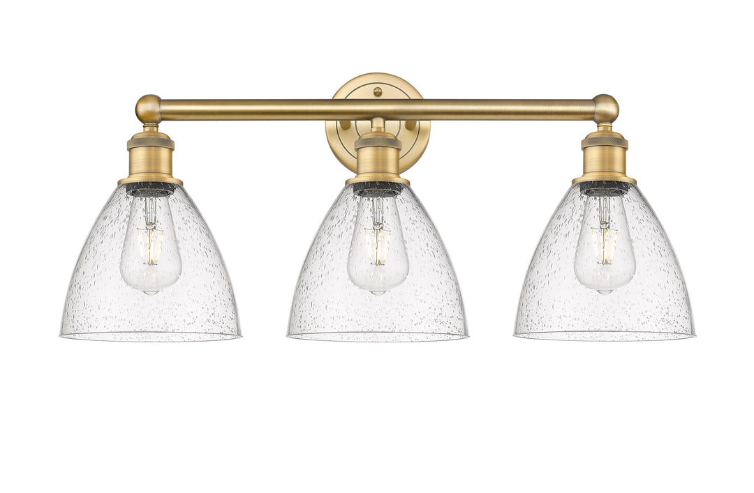 Innovations Lighting Bristol 7.5" Bath Vanity Light - Brushed Brass Vanity Lights Innovations Lighting   