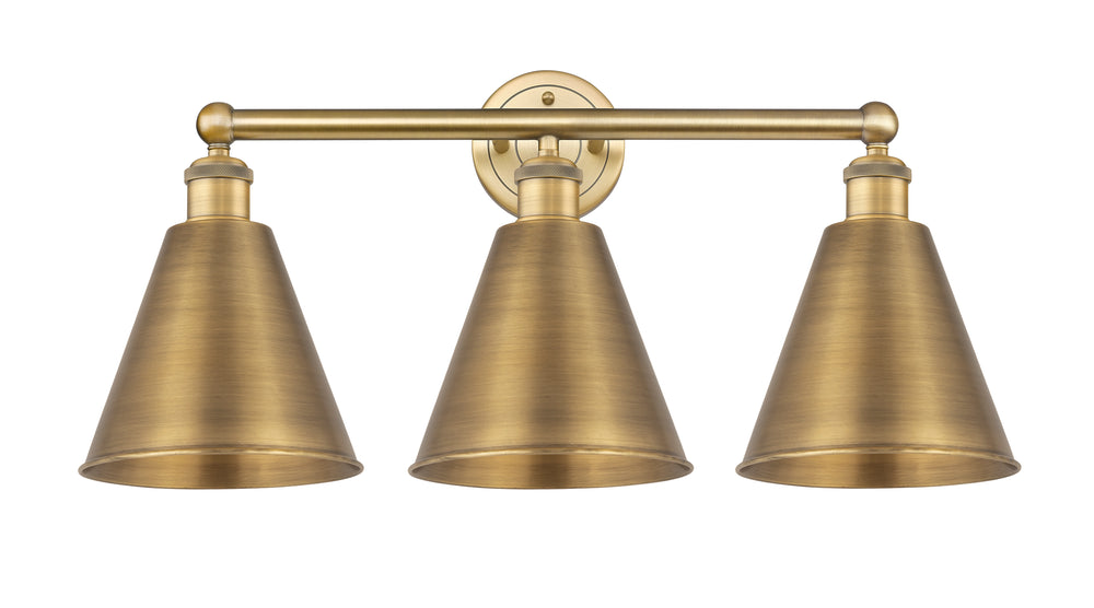 Innovations Lighting Berkshire Metal 8" Bath Vanity Light - Brushed Brass Vanity Lights Innovations Lighting   