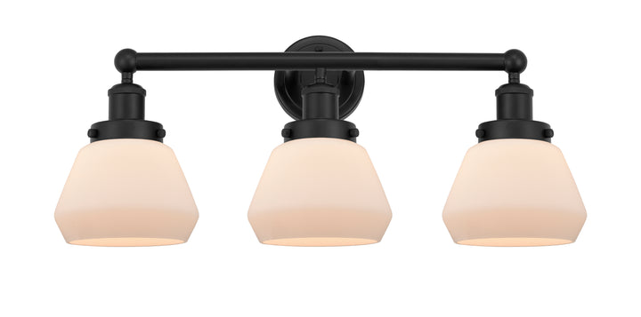 Innovations Lighting Fulton 7" Bath Vanity Light - Matte Black Vanity Lights Innovations Lighting   