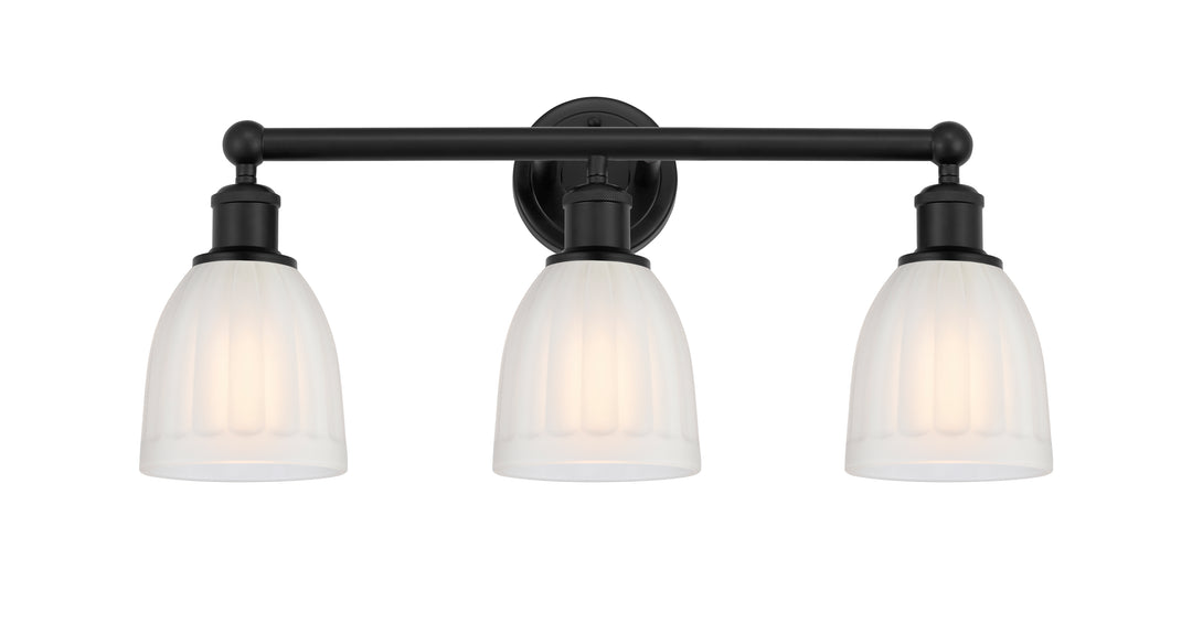 Innovations Lighting Brookfield 6" Bath Vanity Light - Matte Black Vanity Lights Innovations Lighting   