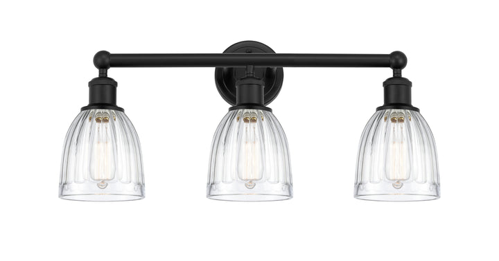 Innovations Lighting Brookfield 6" Bath Vanity Light - Matte Black Vanity Lights Innovations Lighting   