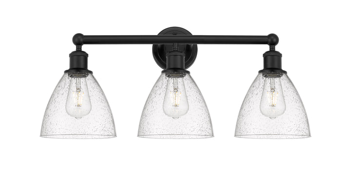 Innovations Lighting Bristol 7.5" Bath Vanity Light - Matte Black Vanity Lights Innovations Lighting   