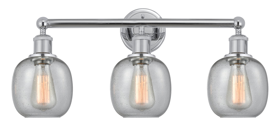 Innovations Lighting Belfast 6" Bath Vanity Light - Polished Chrome Vanity Lights Innovations Lighting Seedy ; Glass Type: Seeded  