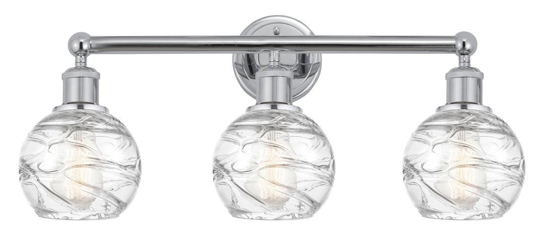 Innovations Lighting Athens Deco Swirl 6" Bath Vanity Light - Polished Chrome