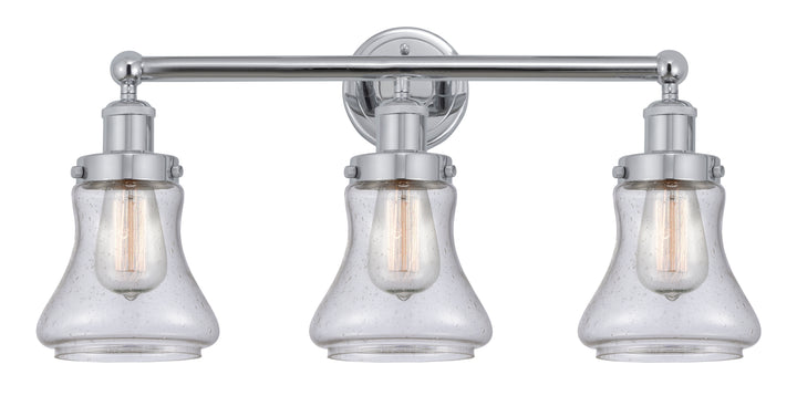 Innovations Lighting Bellmont 6" Bath Vanity Light - Polished Chrome Vanity Lights Innovations Lighting Seedy ; Glass Type: Seedy; Ribbed  