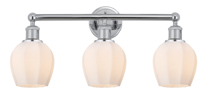 Innovations Lighting Norfolk Bath Vanity Light - Polished Chrome Vanity Lights Innovations Lighting Matte White ; Glass Type: Frosted  