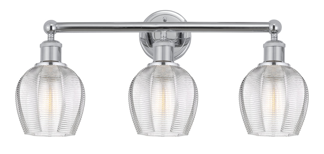 Innovations Lighting Norfolk Bath Vanity Light - Polished Chrome Vanity Lights Innovations Lighting Clear ; Glass Type: Transparent  