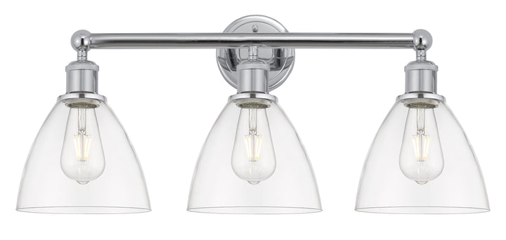 Innovations Lighting Bristol 7.5" Bath Vanity Light - Polished Chrome Vanity Lights Innovations Lighting Clear ; Glass Type: Clear  