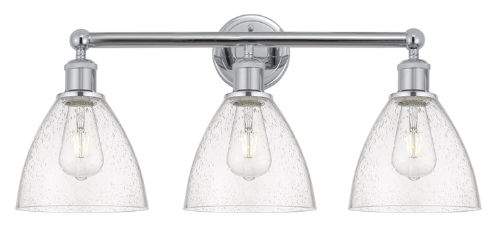 Innovations Lighting Bristol 7.5" Bath Vanity Light - Polished Chrome Vanity Lights Innovations Lighting Seedy ; Glass Type: Seeded  