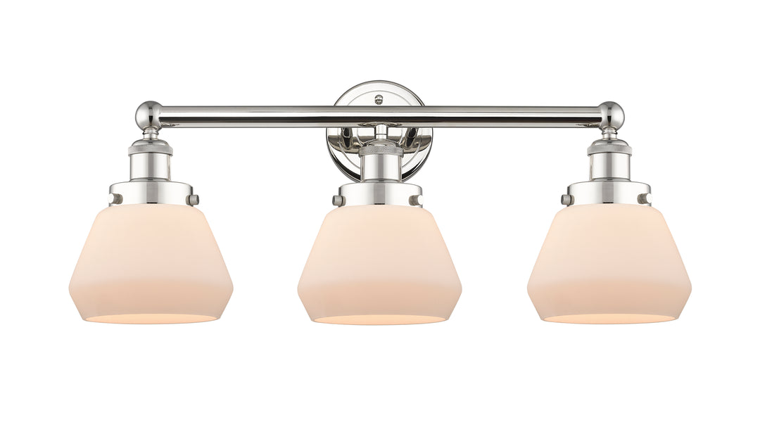 Innovations Lighting Fulton 7" Bath Vanity Light - Polished Nickel Vanity Lights Innovations Lighting   