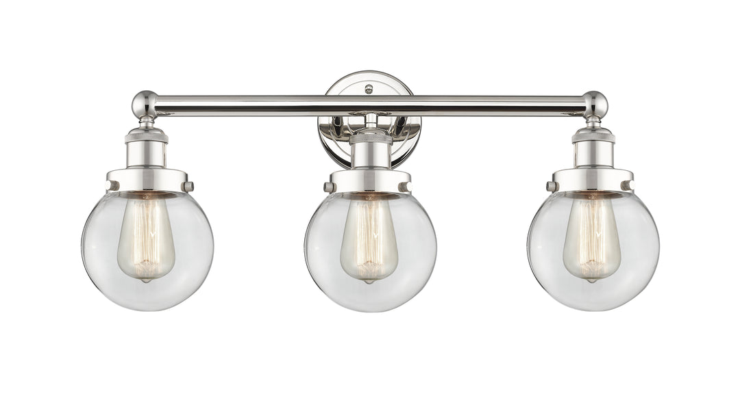 Innovations Lighting Beacon 6" Bath Vanity Light - Polished Nickel Vanity Lights Innovations Lighting   