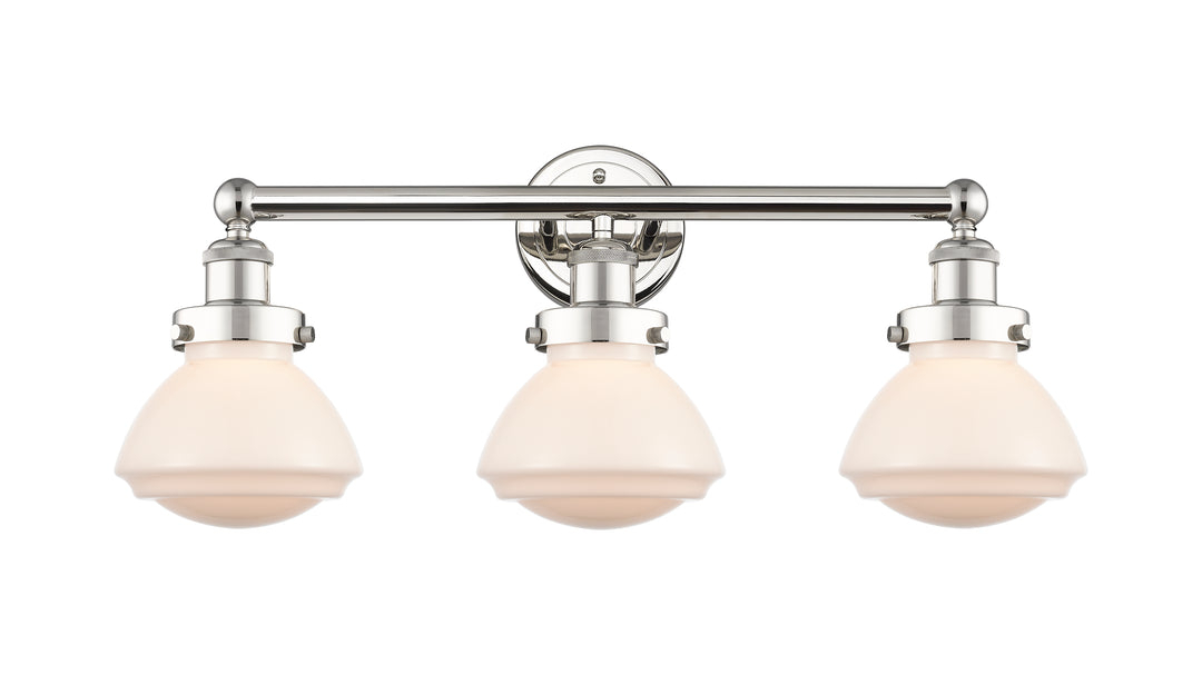 Innovations Lighting Olean 6.75" Bath Vanity Light - Polished Nickel Vanity Lights Innovations Lighting   