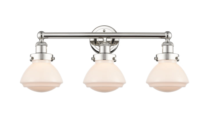 Innovations Lighting Olean 6.75" Bath Vanity Light - Polished Nickel Vanity Lights Innovations Lighting   