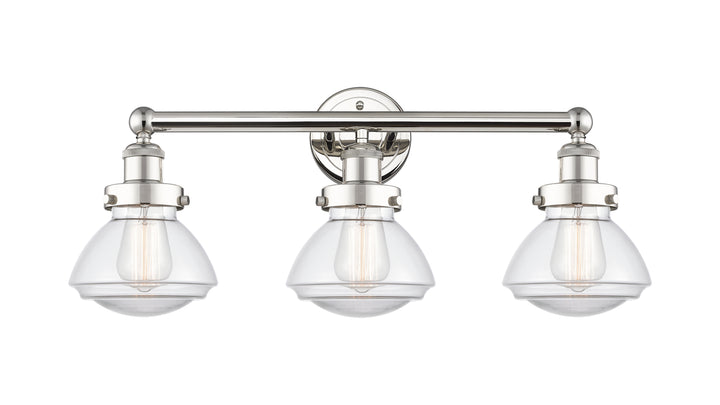 Innovations Lighting Olean 6.75" Bath Vanity Light - Polished Nickel Vanity Lights Innovations Lighting   