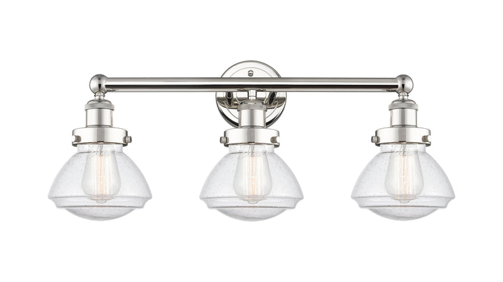 Innovations Lighting Olean 6.75" Bath Vanity Light - Polished Nickel Vanity Lights Innovations Lighting   