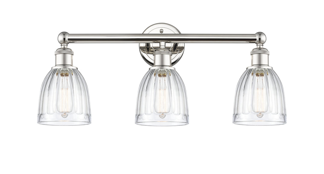 Innovations Lighting Brookfield 6" Bath Vanity Light - Polished Nickel Vanity Lights Innovations Lighting   