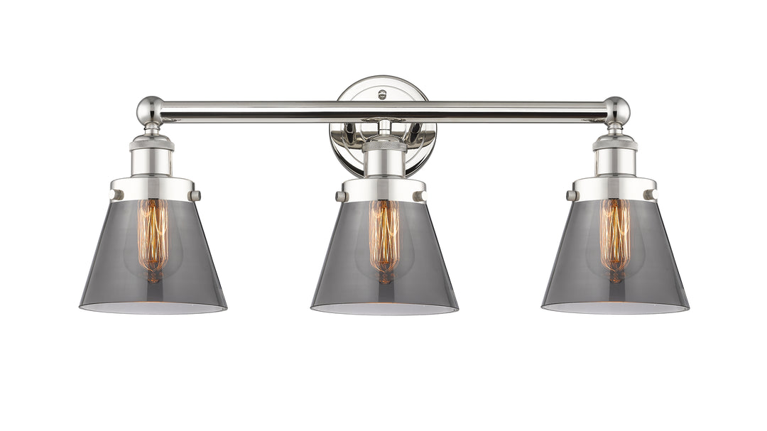 Innovations Lighting Cone 6" Bath Vanity Light - Polished Nickel Vanity Lights Innovations Lighting   