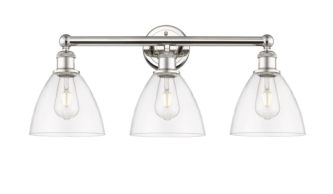 Innovations Lighting Bristol 7.5" Bath Vanity Light - Polished Nickel Vanity Lights Innovations Lighting   