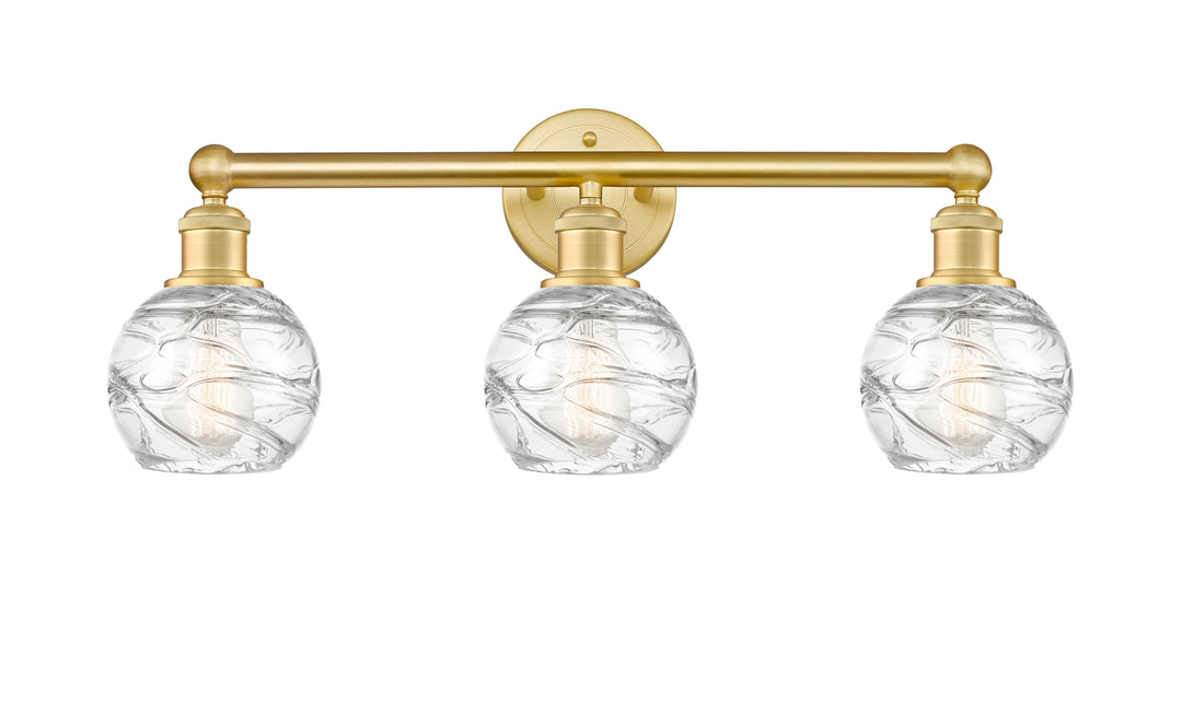 Innovations Lighting Athens Deco Swirl 6" Bath Vanity Light - Satin Gold