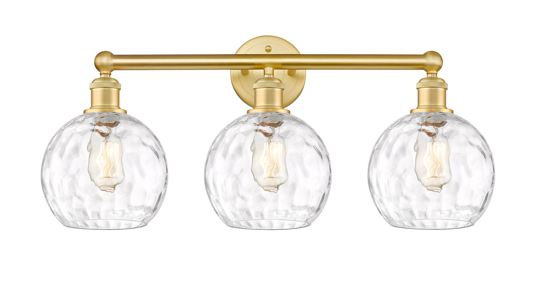 Innovations Lighting Athens Water Glass 8" Bath Vanity Light - Satin Gold Vanity Lights Innovations Lighting   