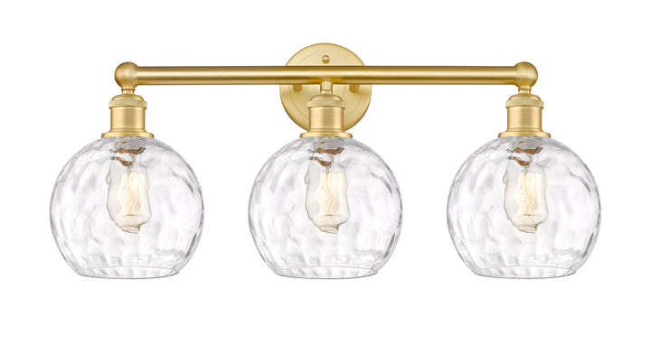 Innovations Lighting Athens Water Glass 8" Bath Vanity Light - Satin Gold Vanity Lights Innovations Lighting   