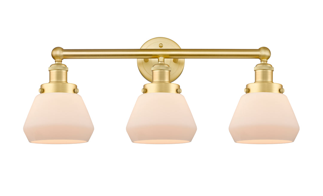 Innovations Lighting Fulton 7" Bath Vanity Light - Satin Gold Vanity Lights Innovations Lighting   