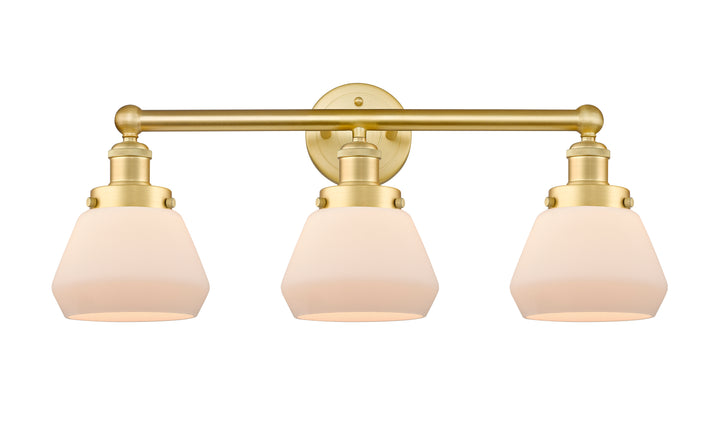 Innovations Lighting Fulton 7" Bath Vanity Light - Satin Gold Vanity Lights Innovations Lighting   