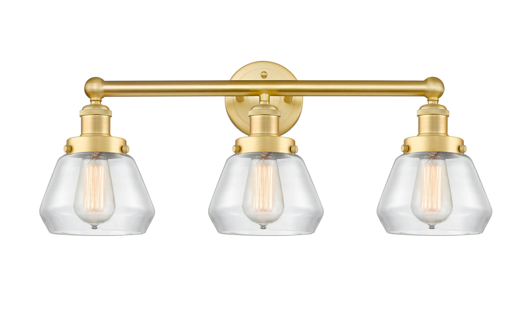 Innovations Lighting Fulton 7" Bath Vanity Light - Satin Gold Vanity Lights Innovations Lighting   