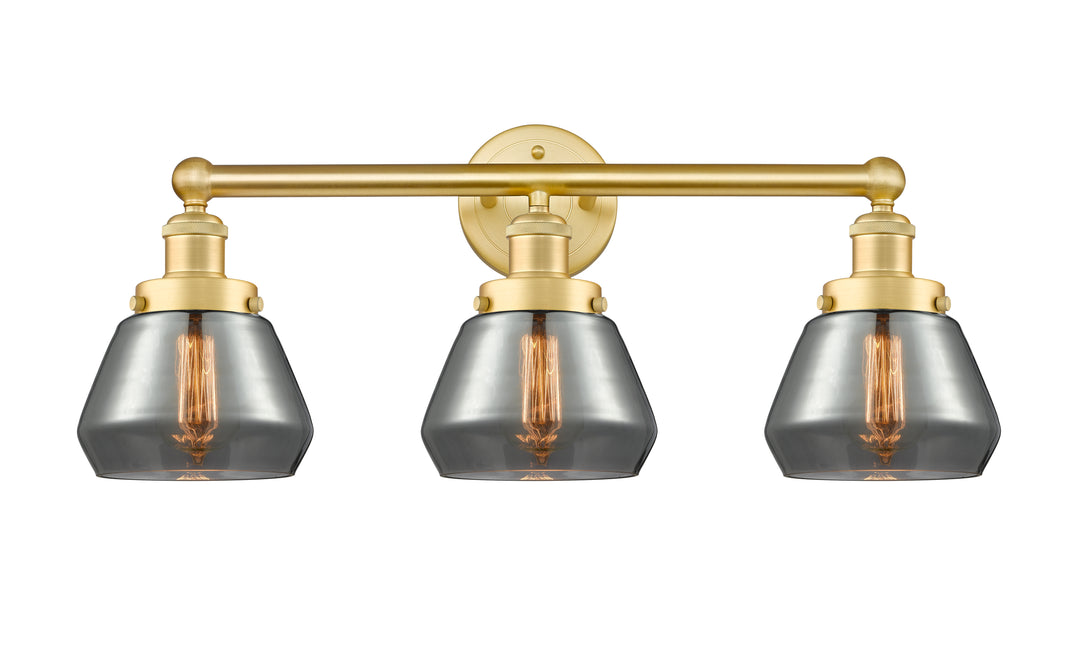 Innovations Lighting Fulton 7" Bath Vanity Light - Satin Gold Vanity Lights Innovations Lighting   