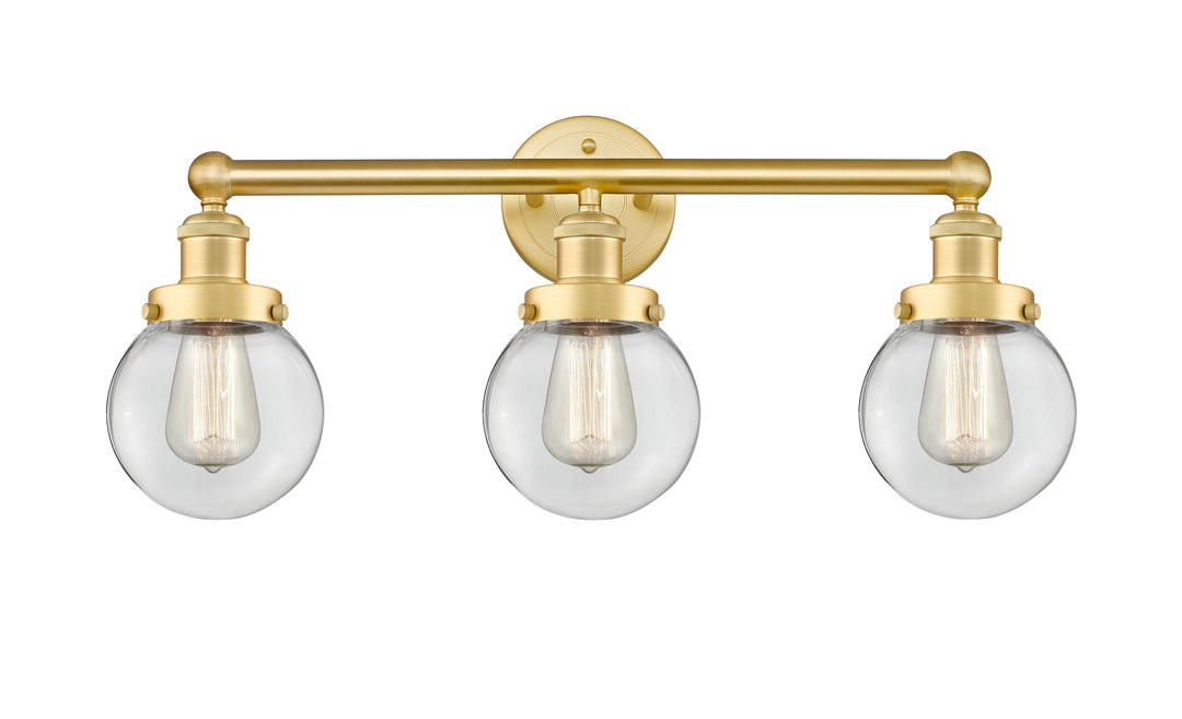 Innovations Lighting Beacon 6" Bath Vanity Light - Satin Gold Vanity Lights Innovations Lighting   