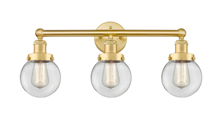 Innovations Lighting Beacon 6" Bath Vanity Light - Satin Gold Vanity Lights Innovations Lighting   